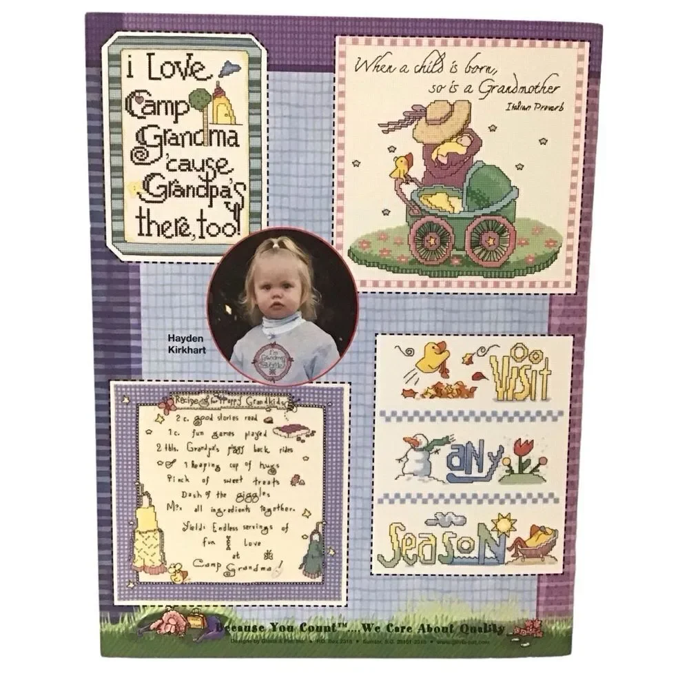 Camp Grandma Cross Stitch Booklet‎
